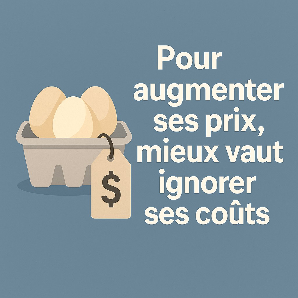 Illustration représentant la différence entre une tarification basée sur la valeur perçue et une méthode de tarification basée sur les coûts (Cost+), dans un contexte PME.